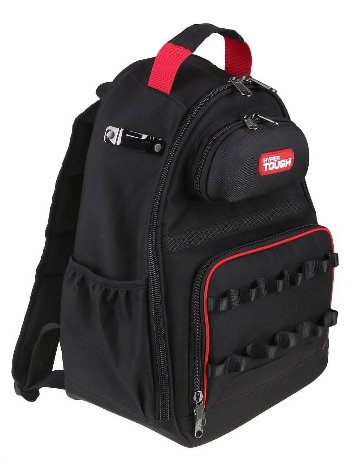 Black Tool Backpack with Pockets and Loops Z8427