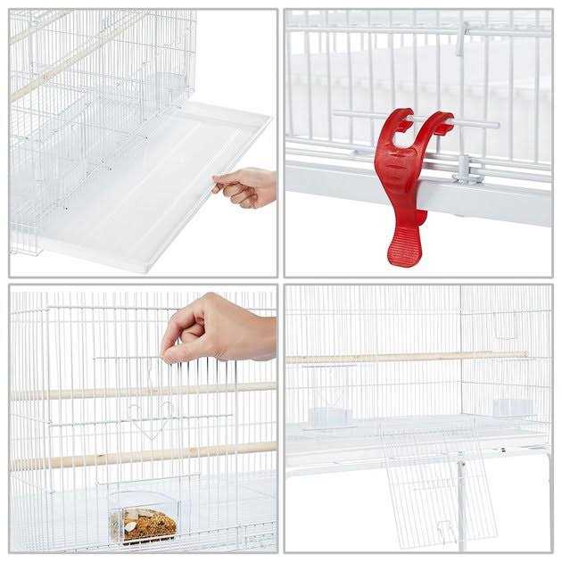 Rolling Wood Bird Cage R31312