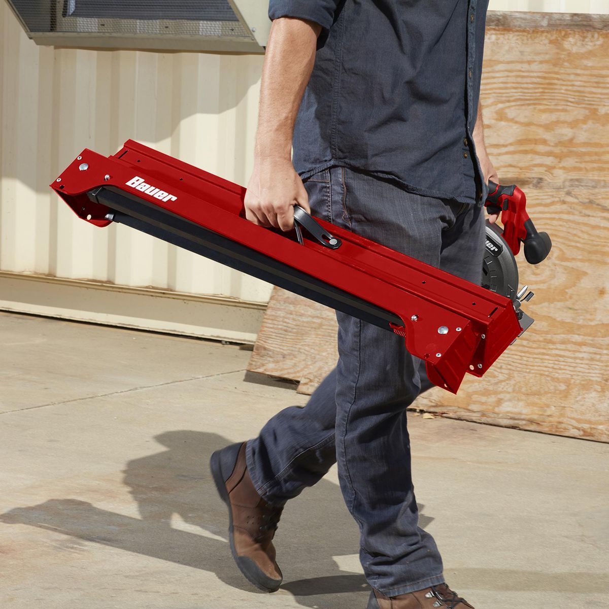 29 in. Steel Folding Sawhorse P1681