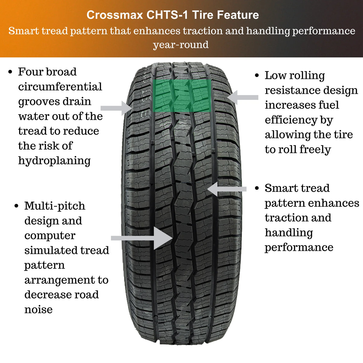 225/60R17 99V All-Season Tire O399684