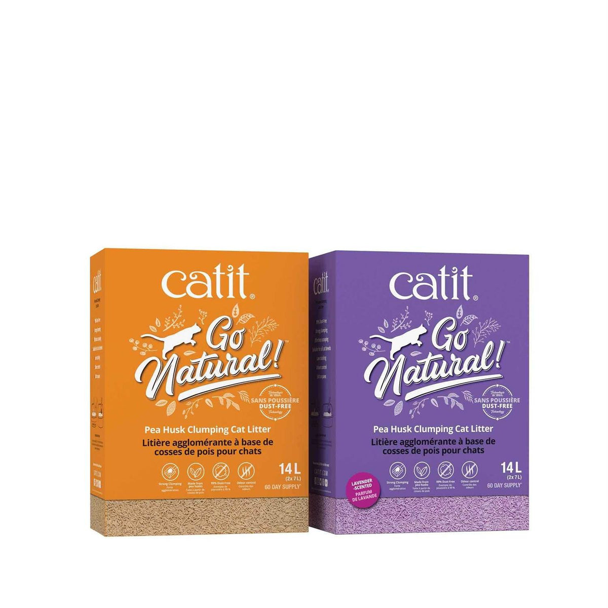 Pea Husk Clumping Cat Litter B82830