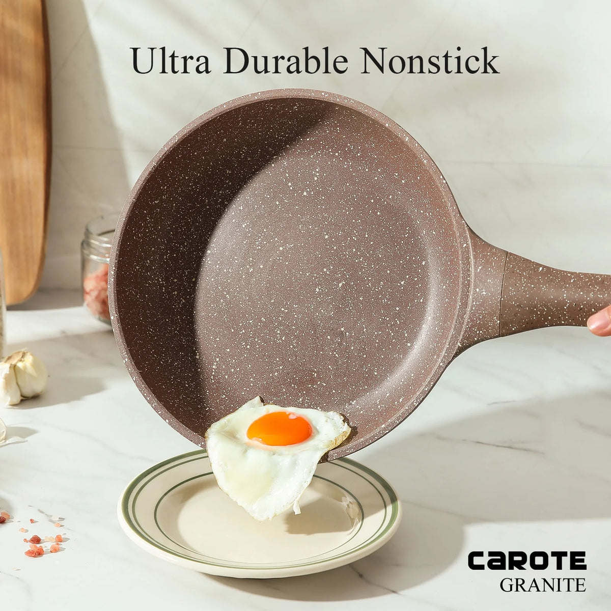 10 Pcs Nonstick Granite Cookware Set F813