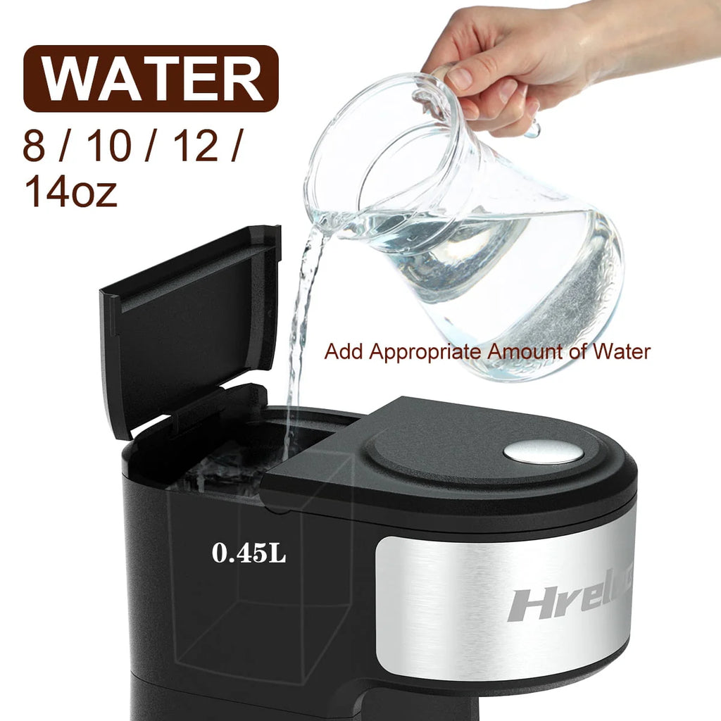 2-Way Single Serve Coffee Maker with 8-14 oz Brew Size M482429