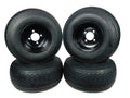 18x8.5-8 Golf Cart Tire with Black Rim 4 Pack K32779