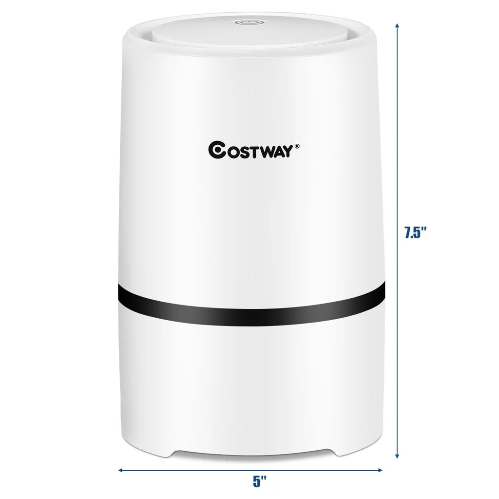 Air Purifier Mini Ionic HEPA with 3-in-1 Composite Filter Nightlight Z762