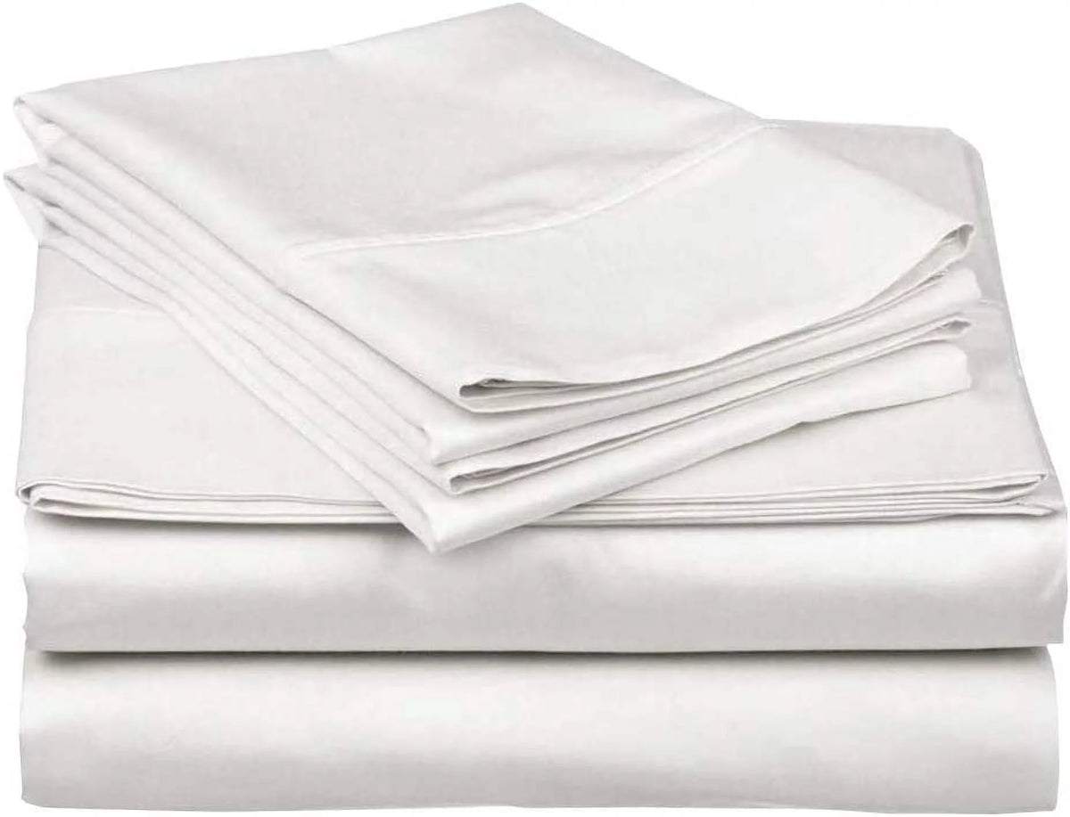 600 Thread Count Cotton Cal-King 4 Piece Sheet Set V986425