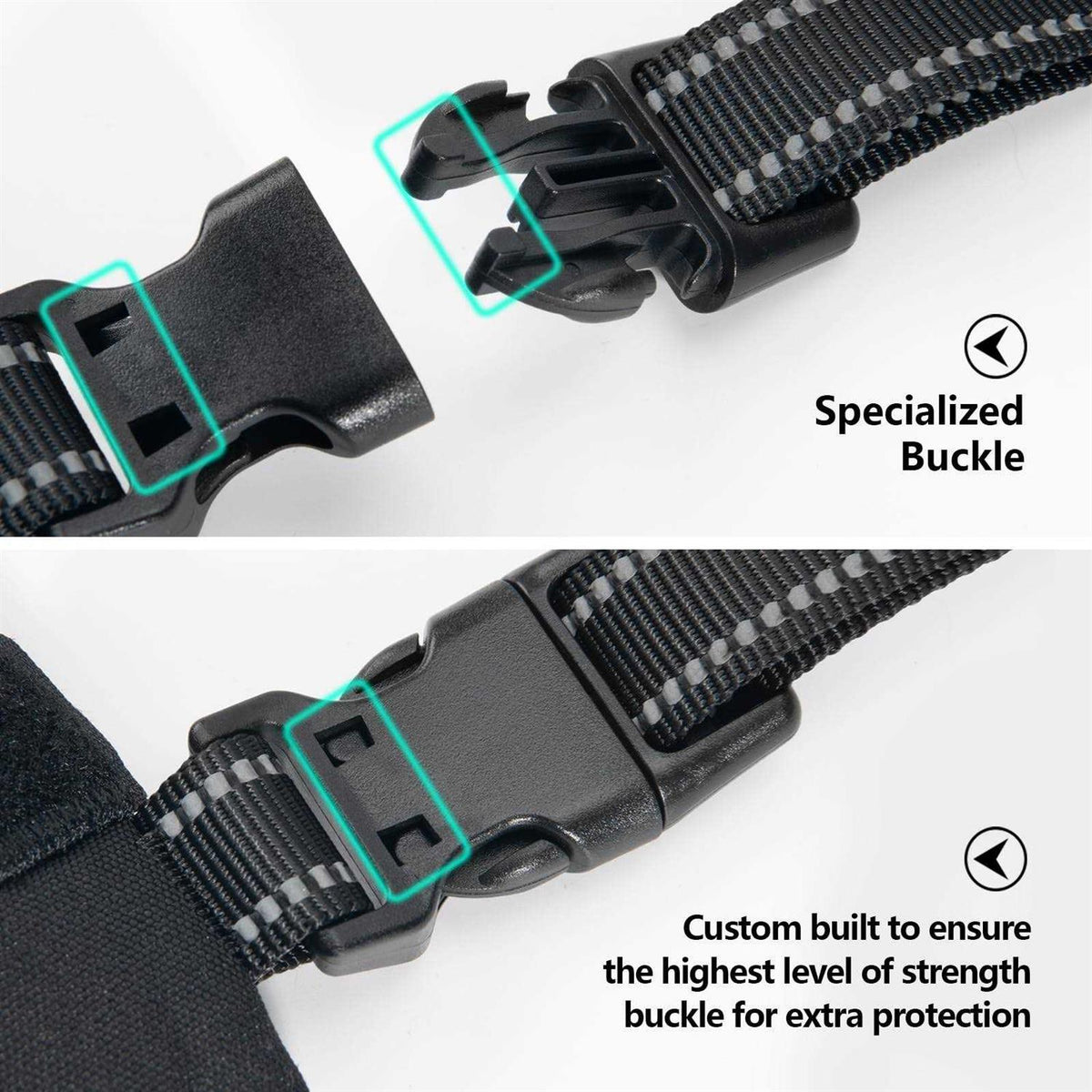 No Pull Reflective Dog Harness with Handle D898866