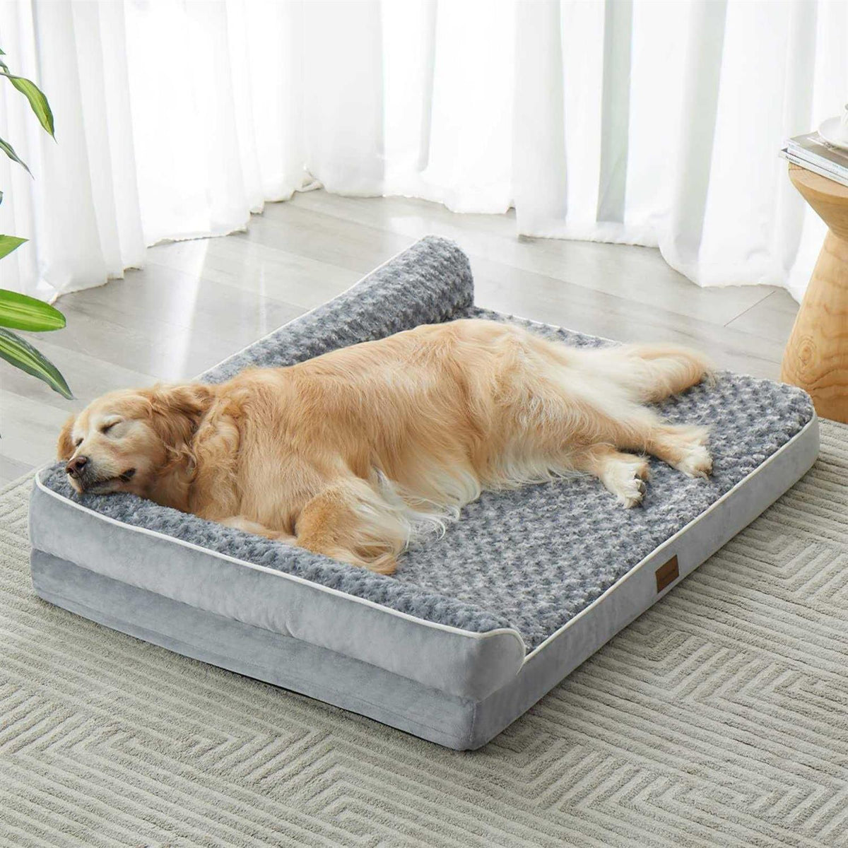 Large Waterproof Orthopedic Dog Bed with Removable Washable Cover K84195