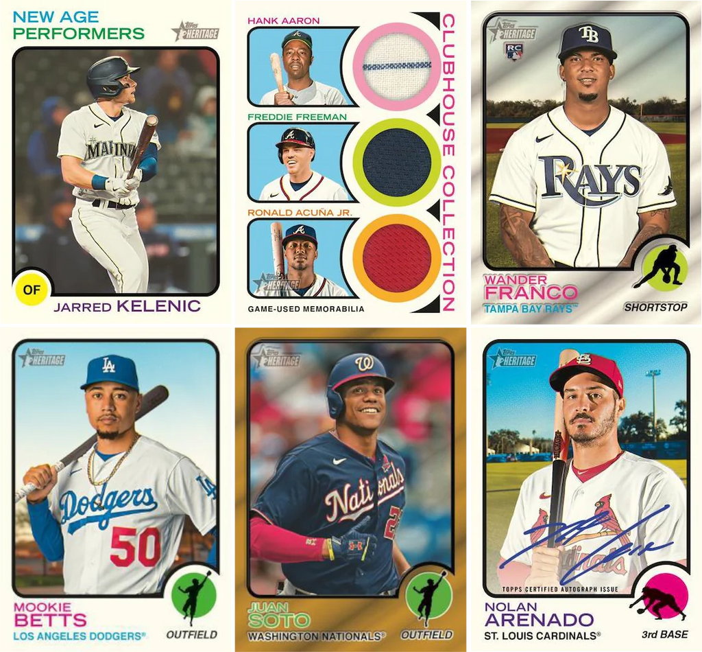 Topps Heritage Baseball Trading Cards K169
