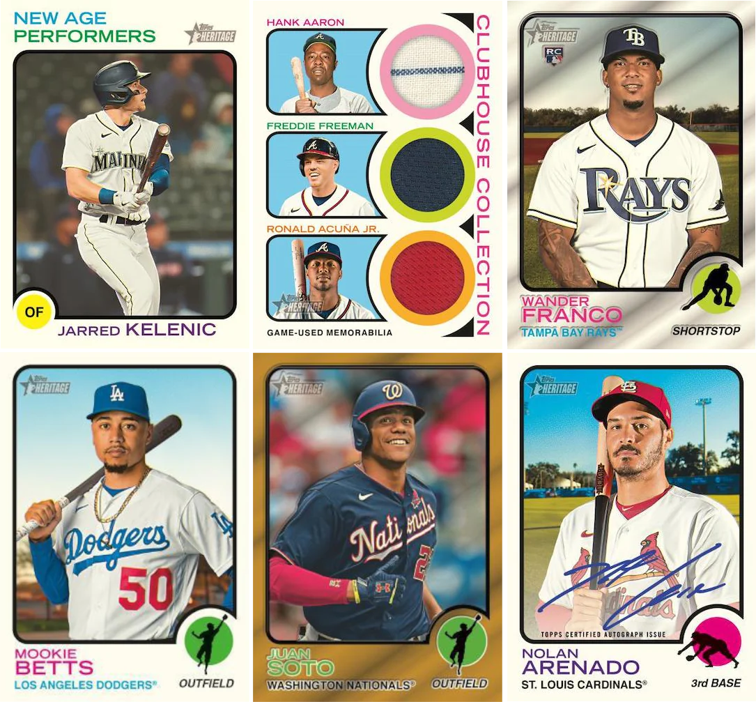 Topps Heritage Baseball Trading Cards K169