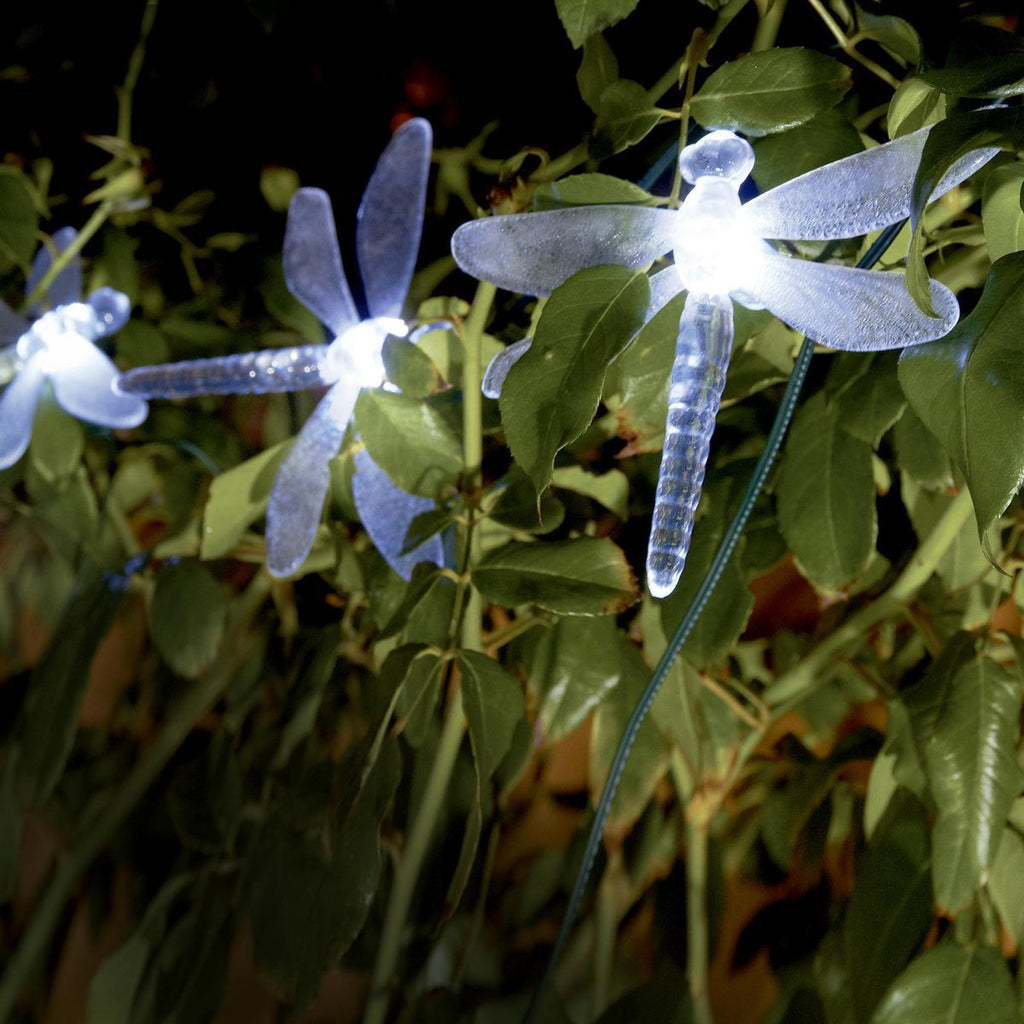 Solar Dragonfly LED String Lights 10-Piece M30595