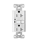 Tamper Resistant 20-Amp Combination GFCI Receptacle with Nightlight, Ivory Finish X612