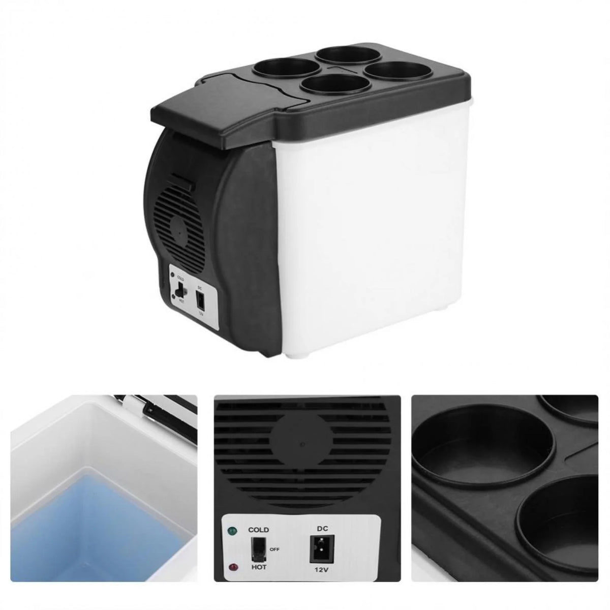 12V 6L Portable Car Refrigerator Warmer Cooler N5334