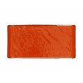 Rect. Plate 30x15cm Orange U64440