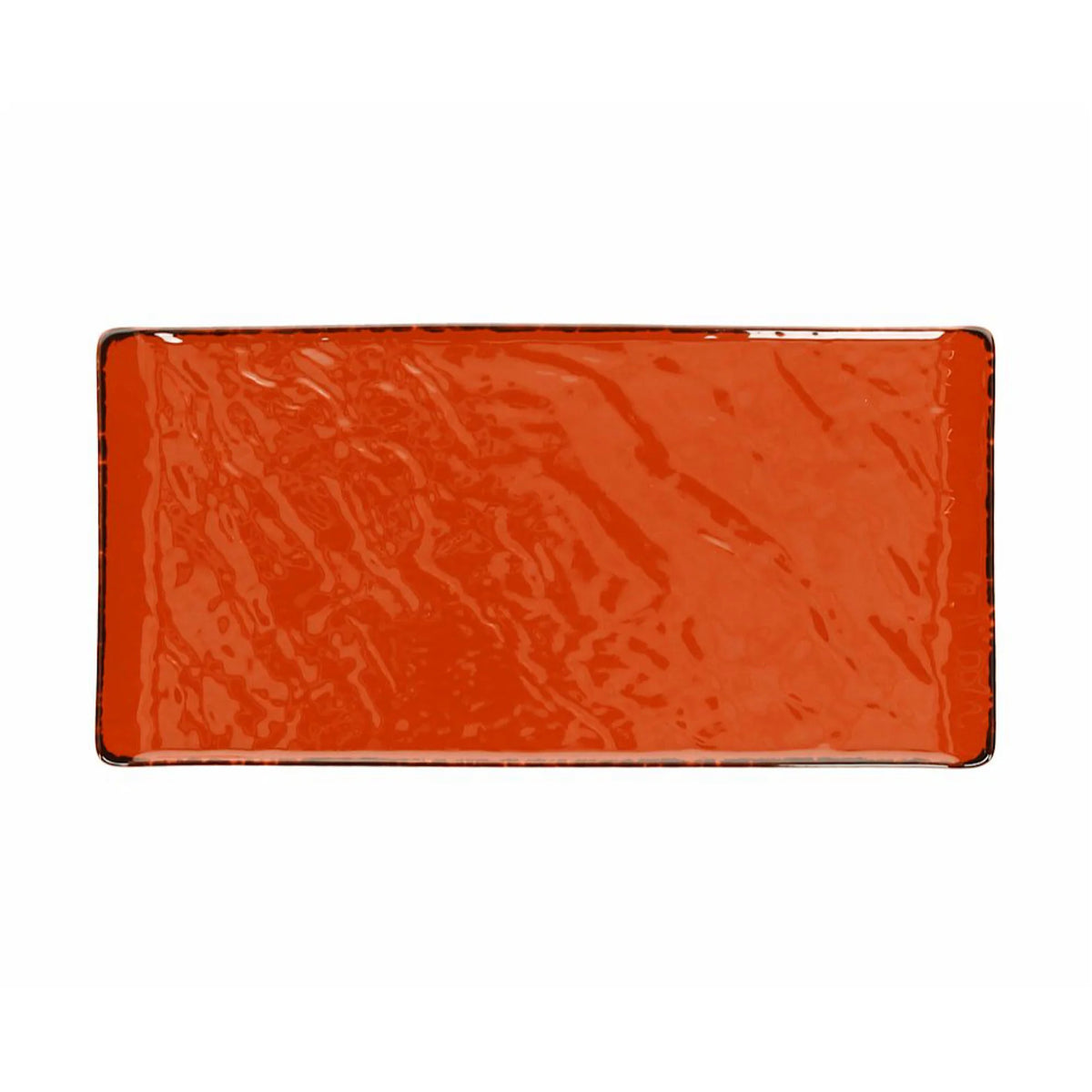 Rect. Plate 30x15cm Orange U64440