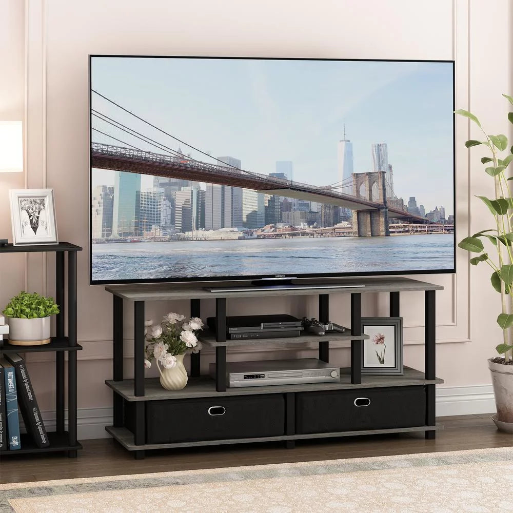 Large TV Stand with Storage Bin B410096