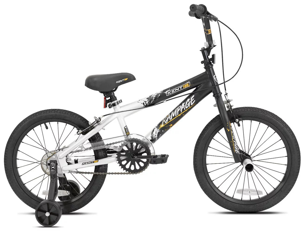 18 In. Gold and Black Bike Z278