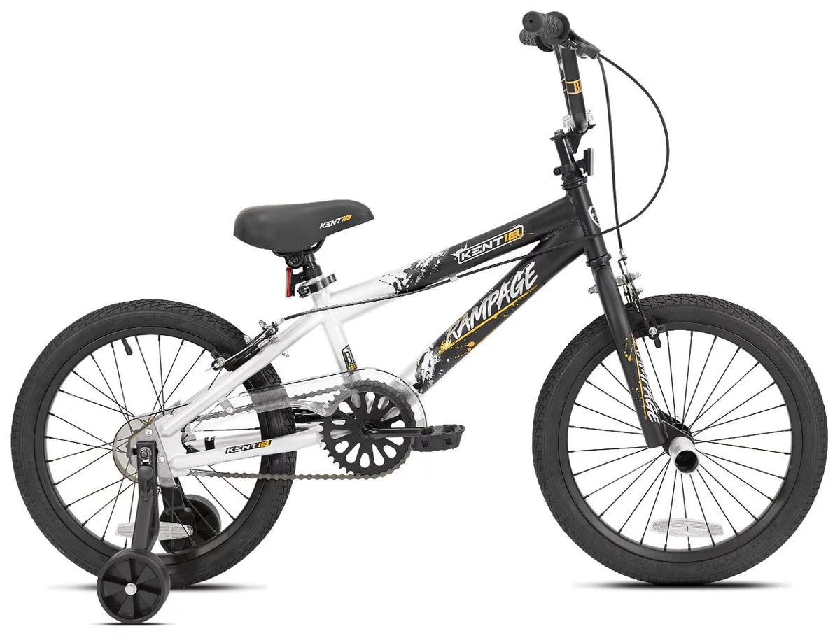 18 In. Gold and Black Bike Z278