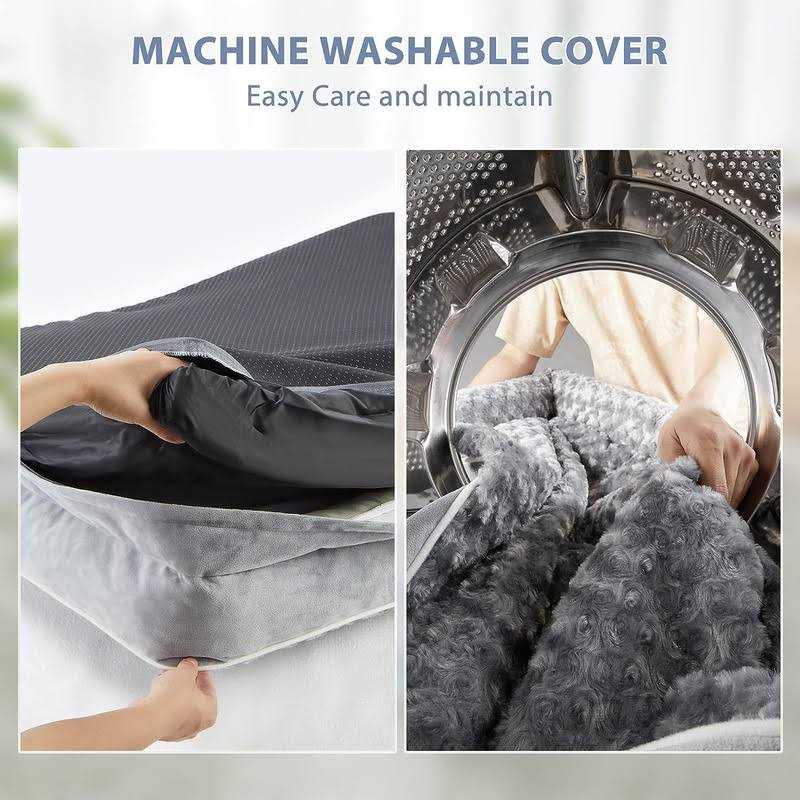 Large Waterproof Orthopedic Dog Bed with Removable Washable Cover K84195