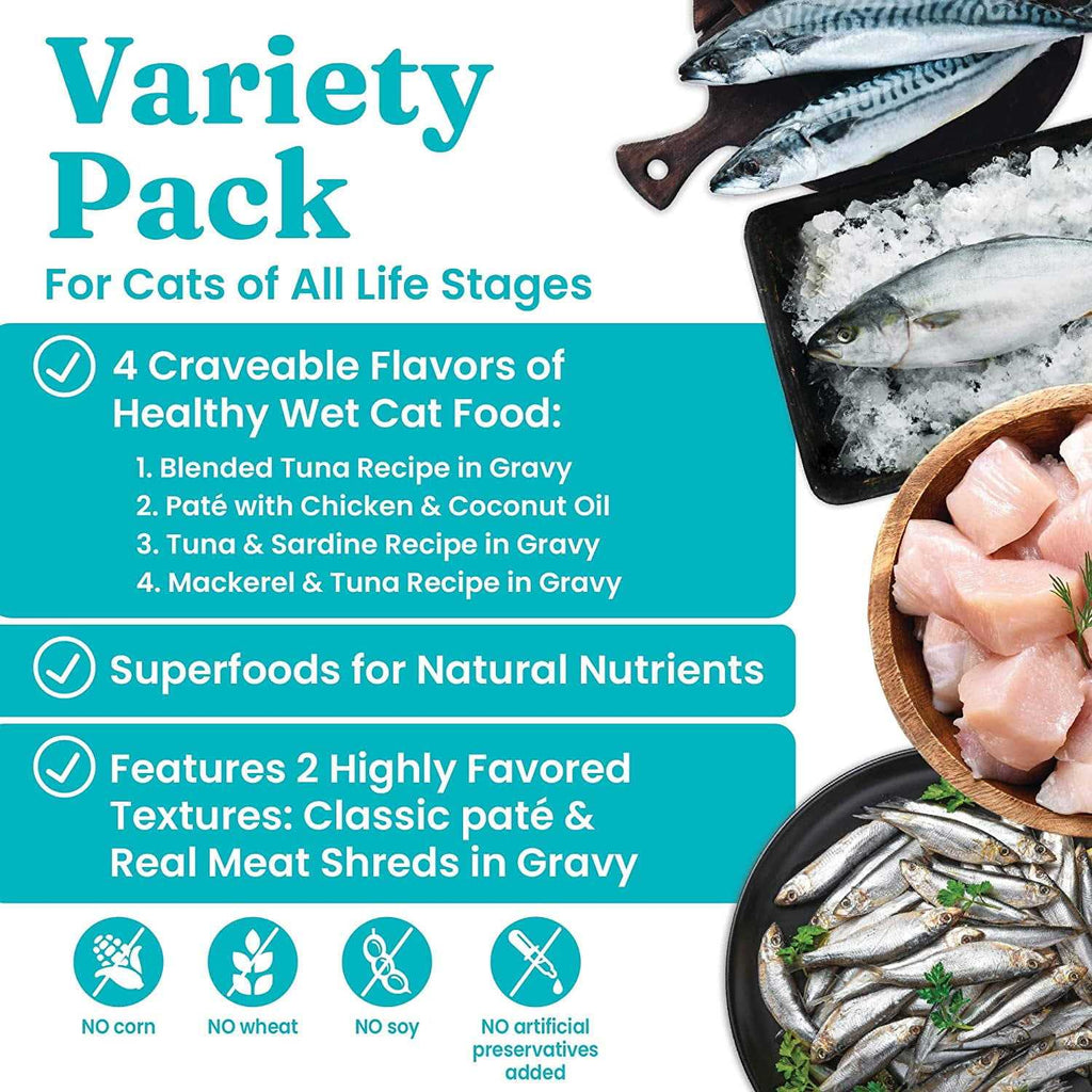 Adult Wet Cat Food Variety Pack K25359