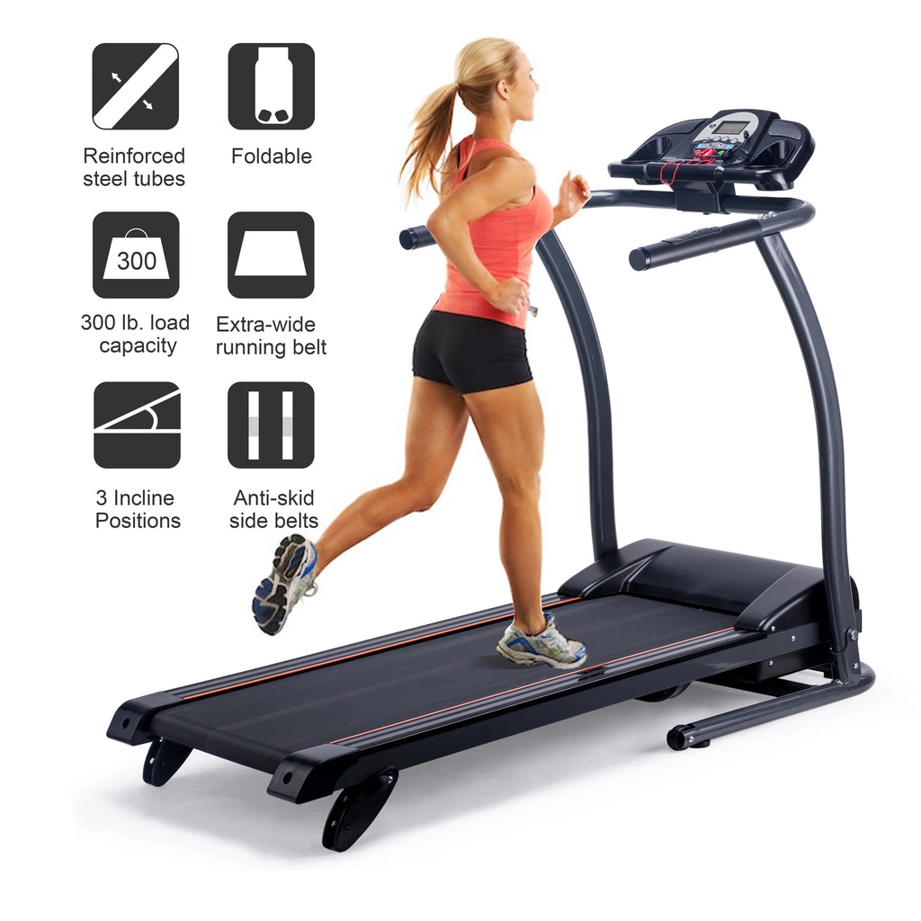 Foldable Incline Motorized Treadmill X276