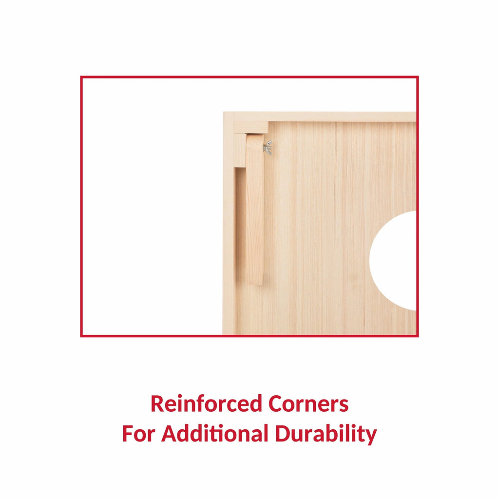 36-inch Solid Wood Cornhole Set with Bean Bags I89151
