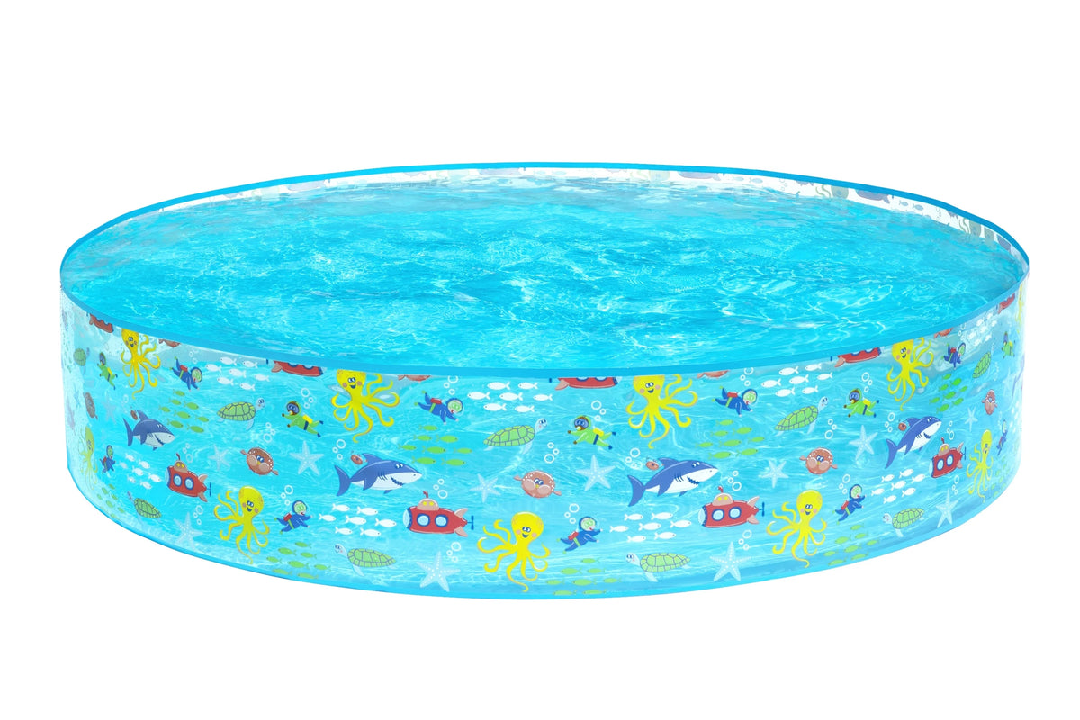Round Multi-Color Above-Ground Kiddie Pool M38125