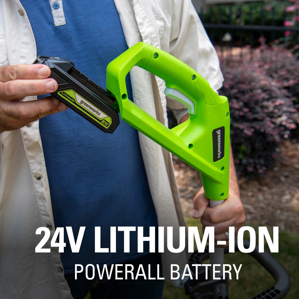 24V 12 inch Cordless String Trimmer/Edger with 2.0 Ah Battery and Charger G743289