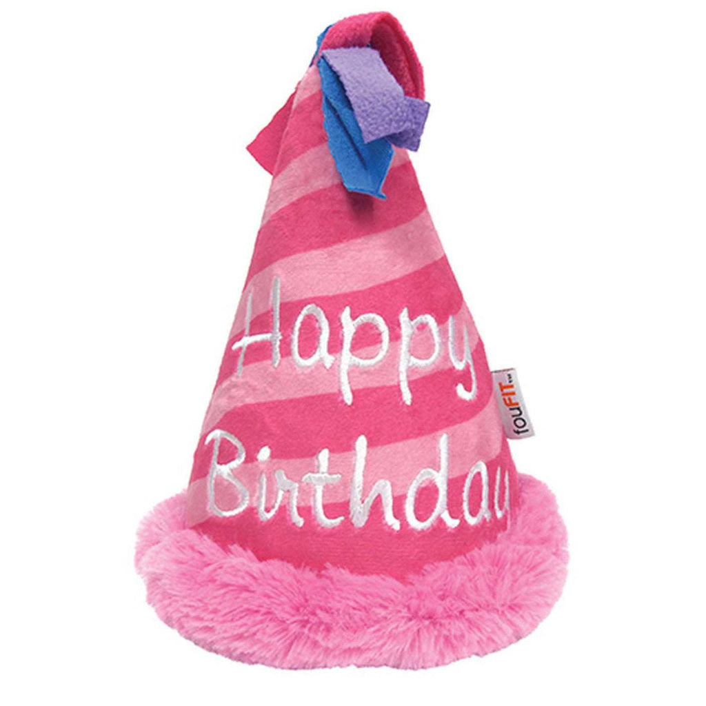 Birthday Hat Crinkle Plush Dog Toy R22848
