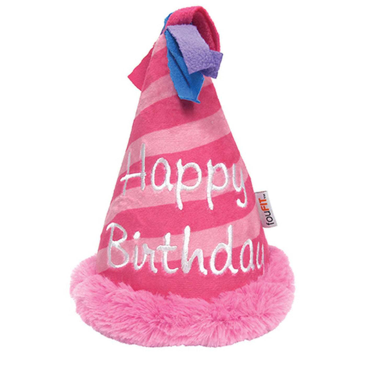 Birthday Hat Crinkle Plush Dog Toy R22848