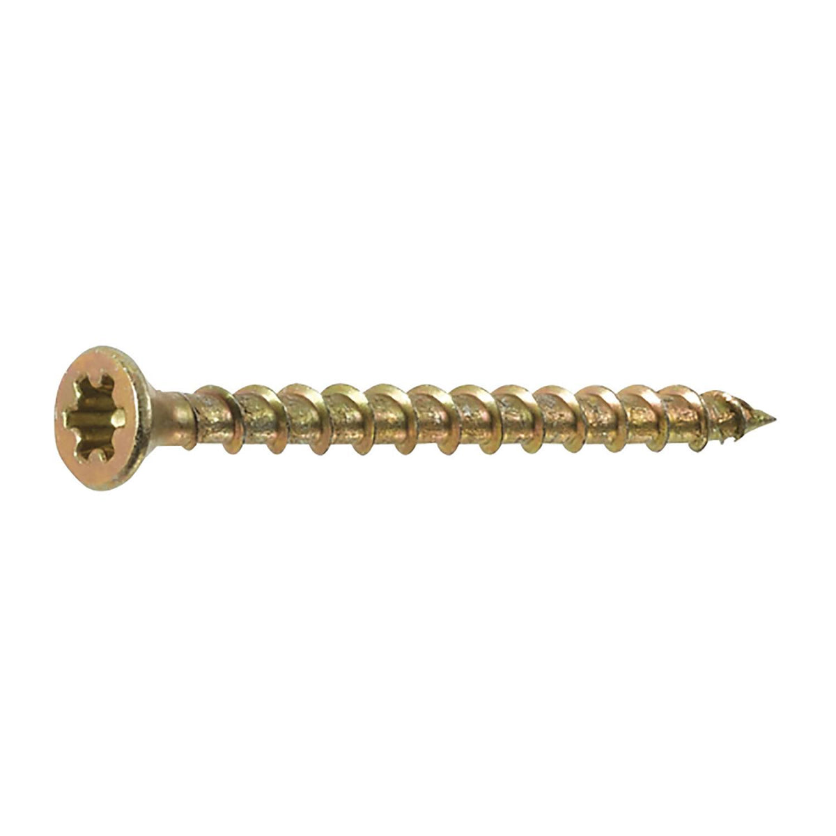 NO. 8 x 1-3/4 in. Star Yellow Zinc Collated Subfloor Screws R8243