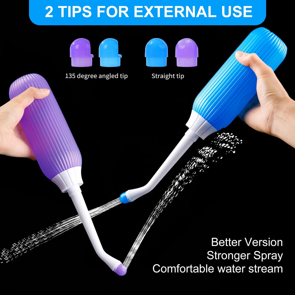 2 Pack Portable Travel Bidet Bottle with Travel Bag J52512