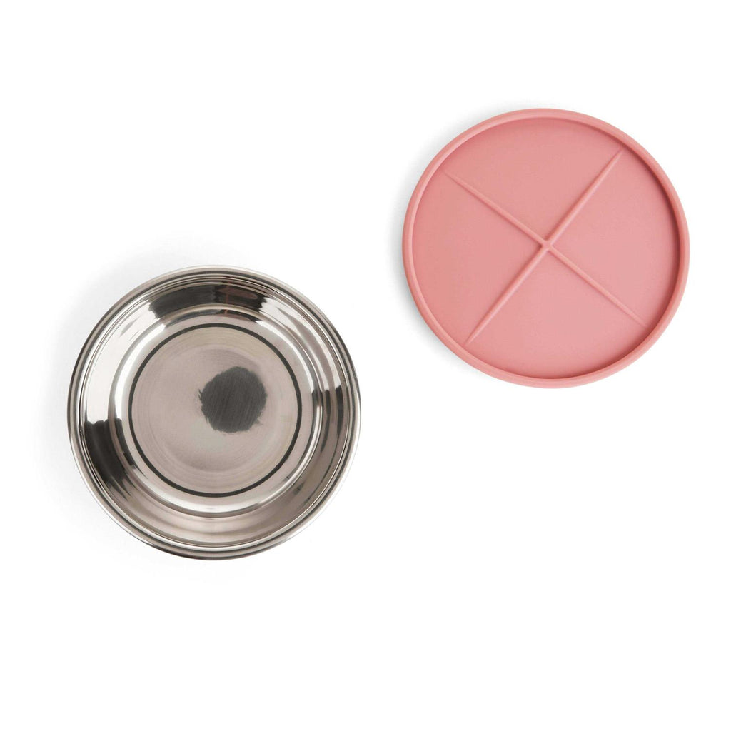 Stainless-Steel Cat Bowl with Lid D860