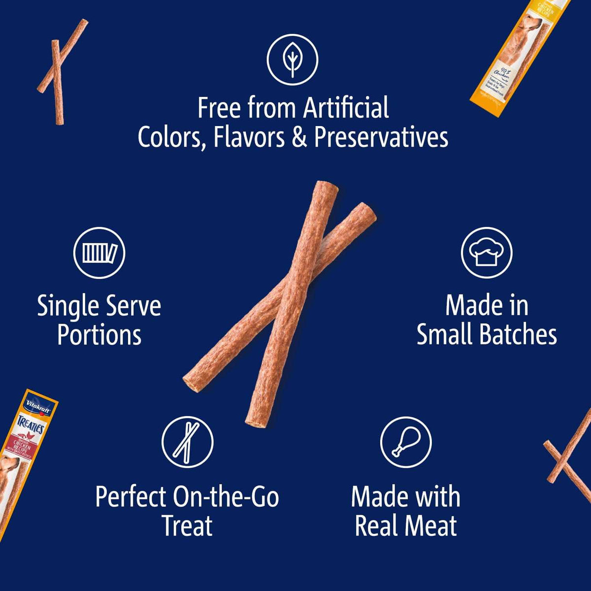 Smoked Chicken Dog Treats B818