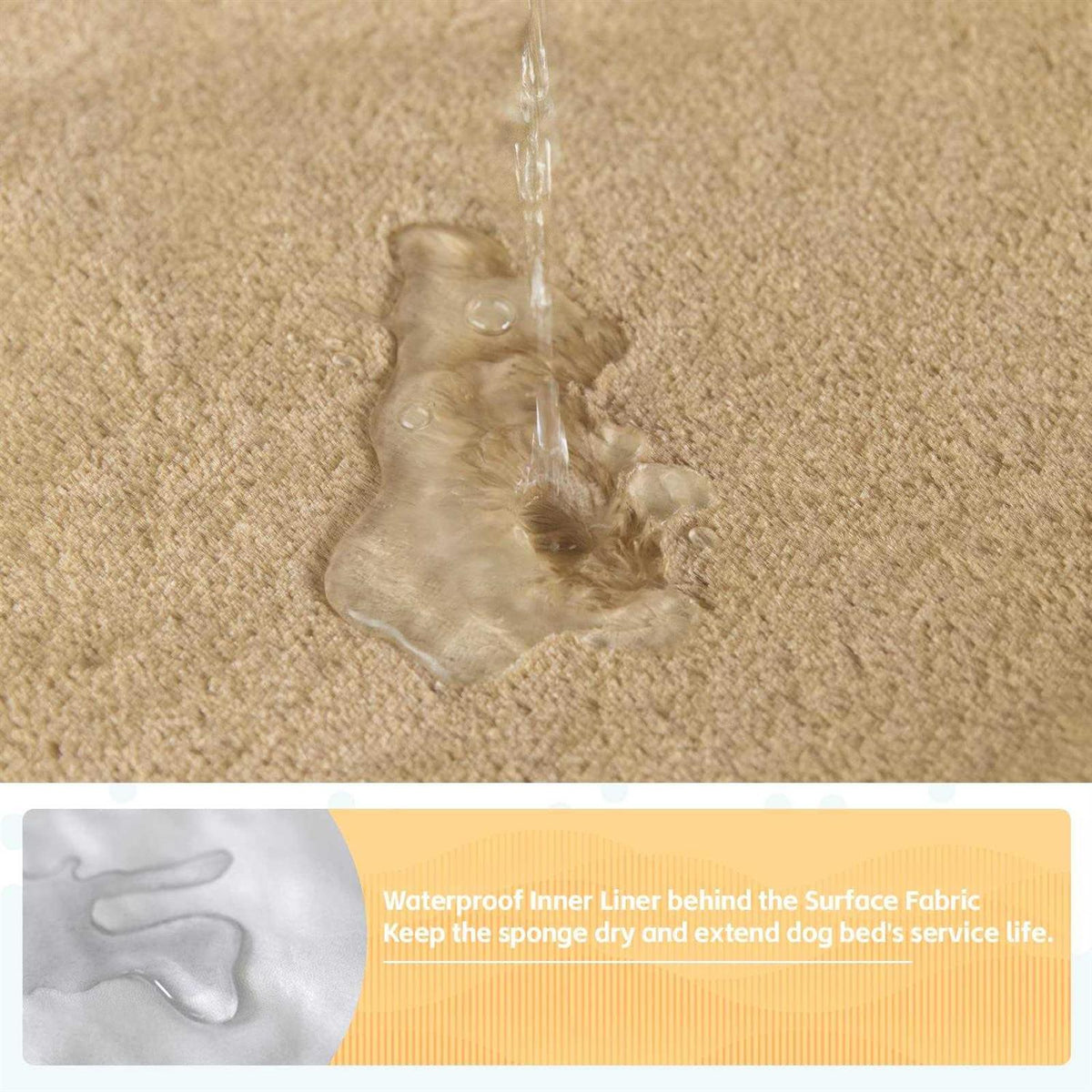 Extra Large Dog Bed with Removable Washable Cover L319964