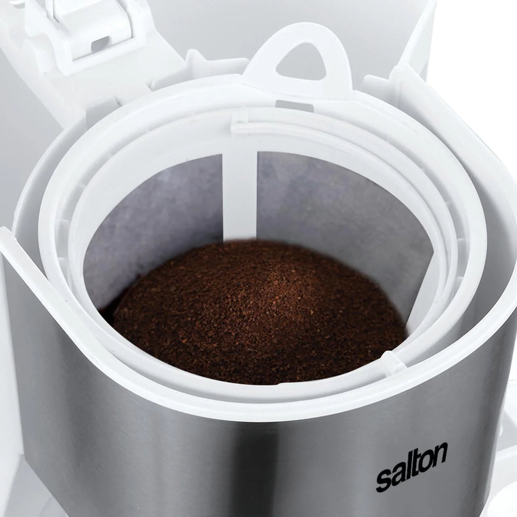 White 14 Cup Coffee Maker I557