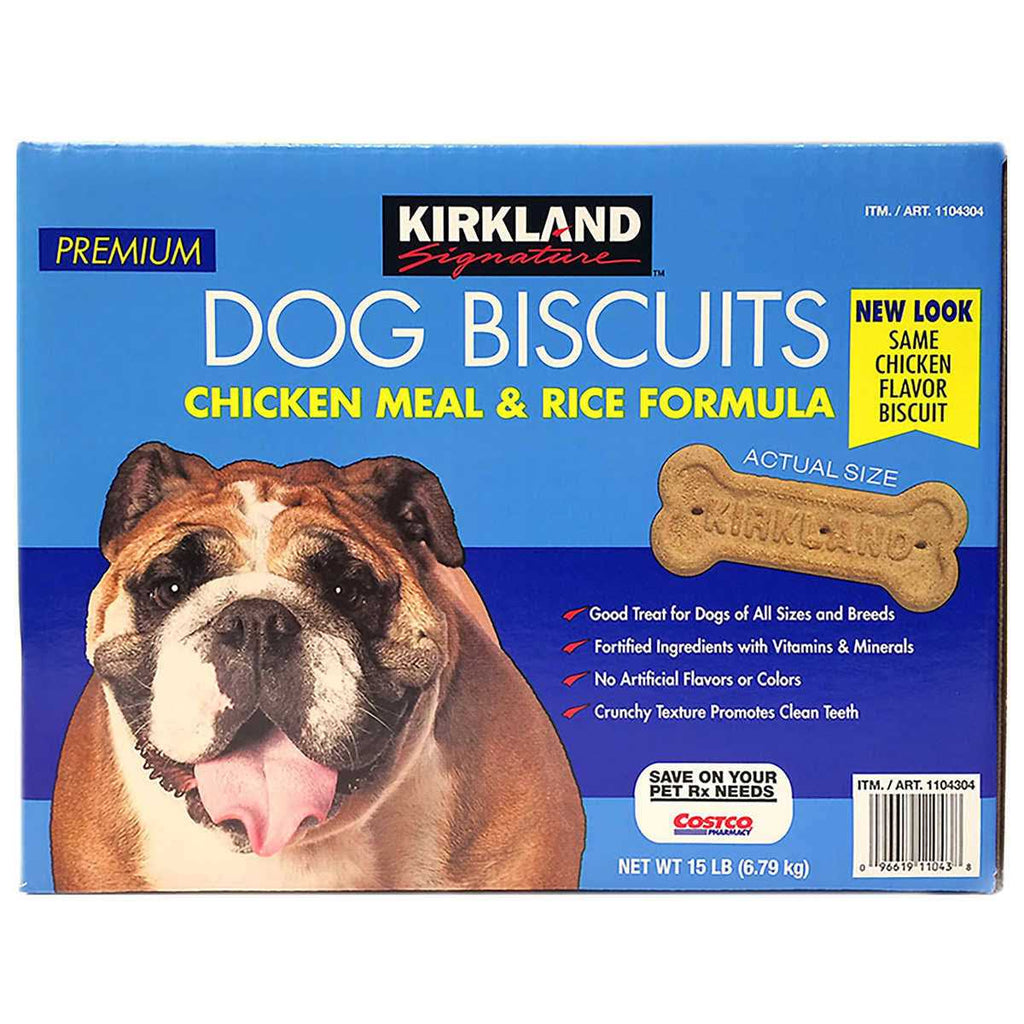 Chicken Meal & Rice Formula Dog Biscuits B1390