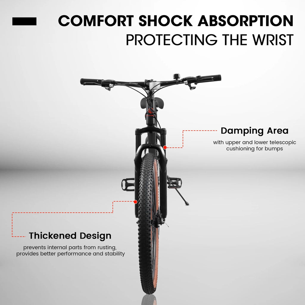 24 inch Mountain Bike Bicycle with Disc Brake, Black S9420