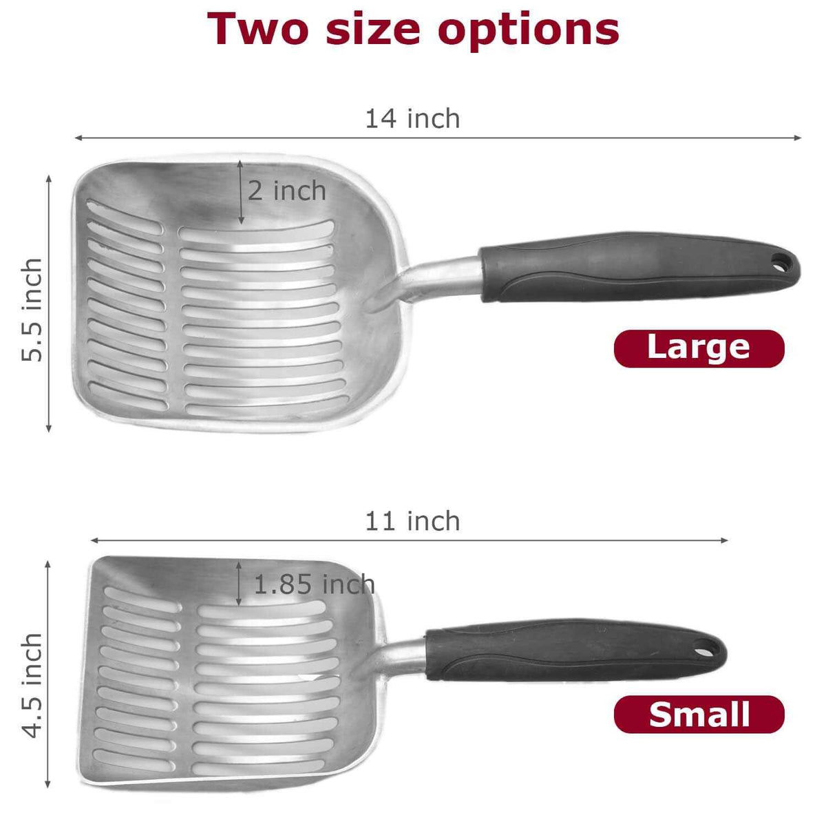 Aluminum Oversized Metal Cat Litter Scoop K161300