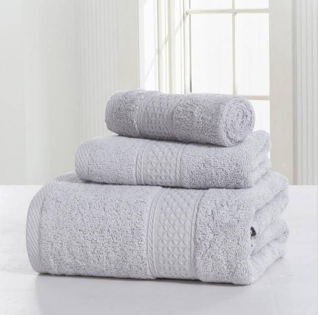 3-Piece 100% Cotton Bath Towel Set W654