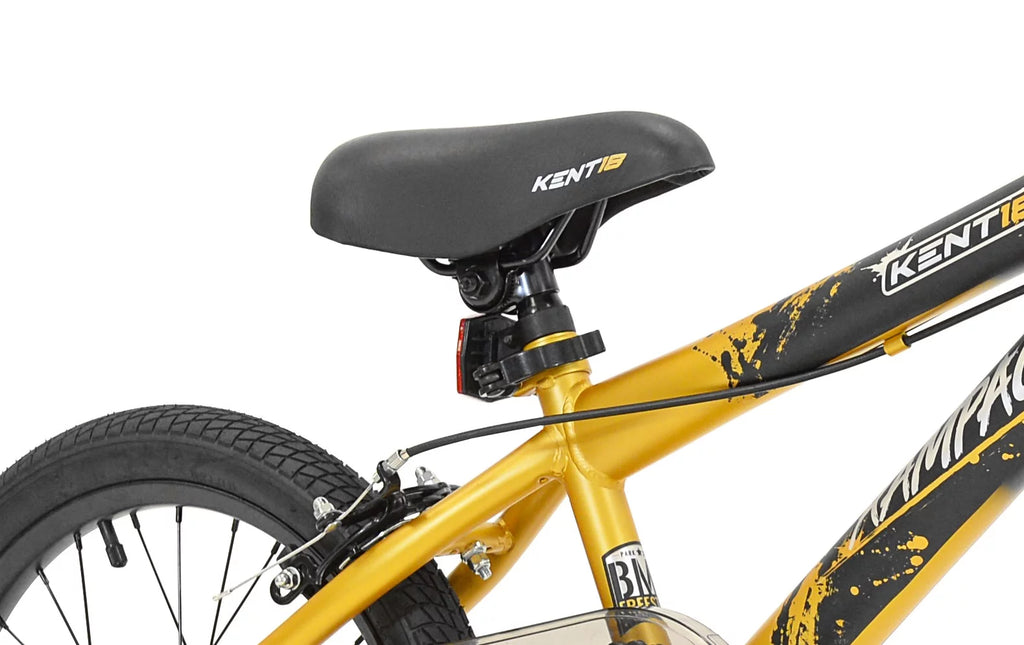 18 In. Gold and Black Bike Z278