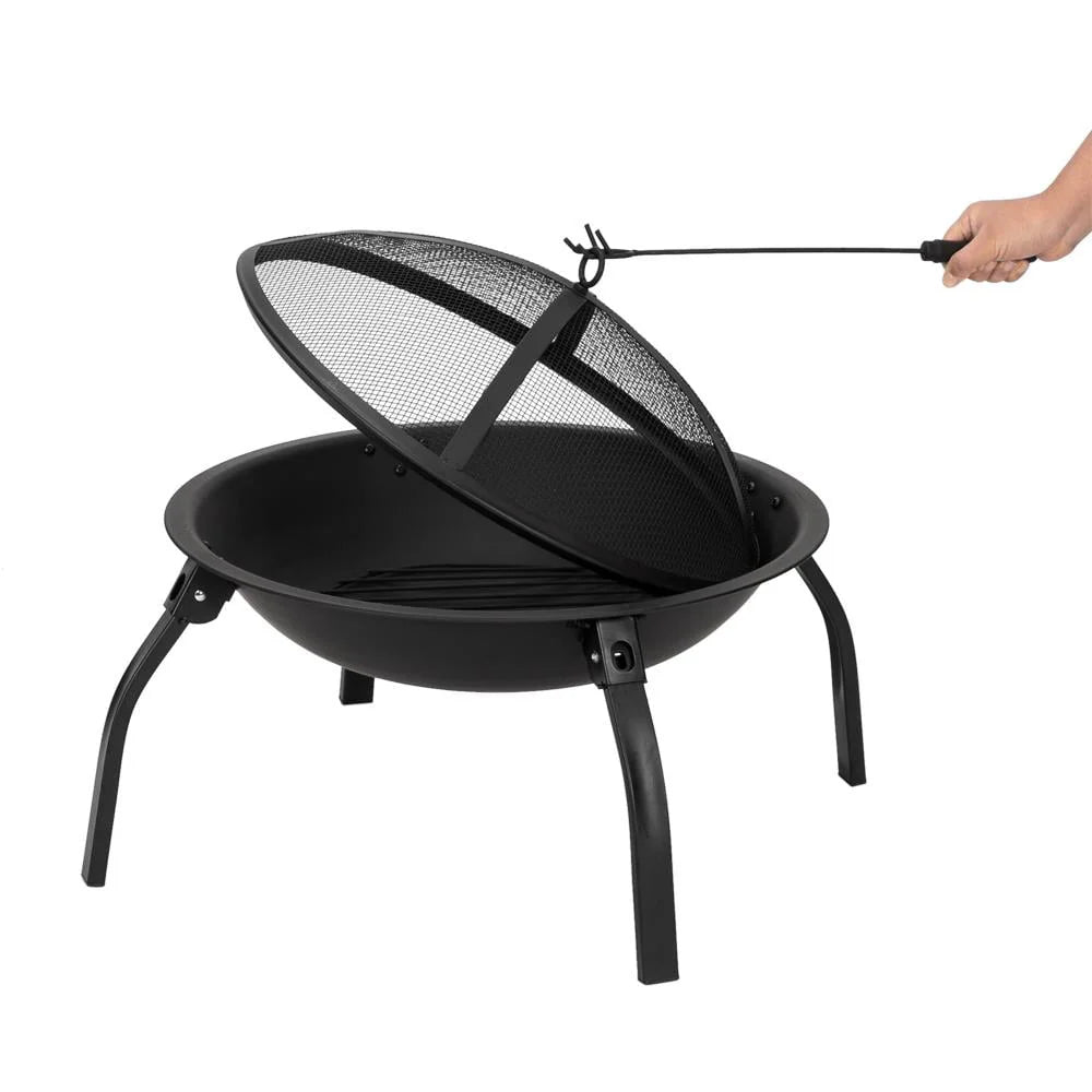 32 Wood Burning Square Fire Pit N78004