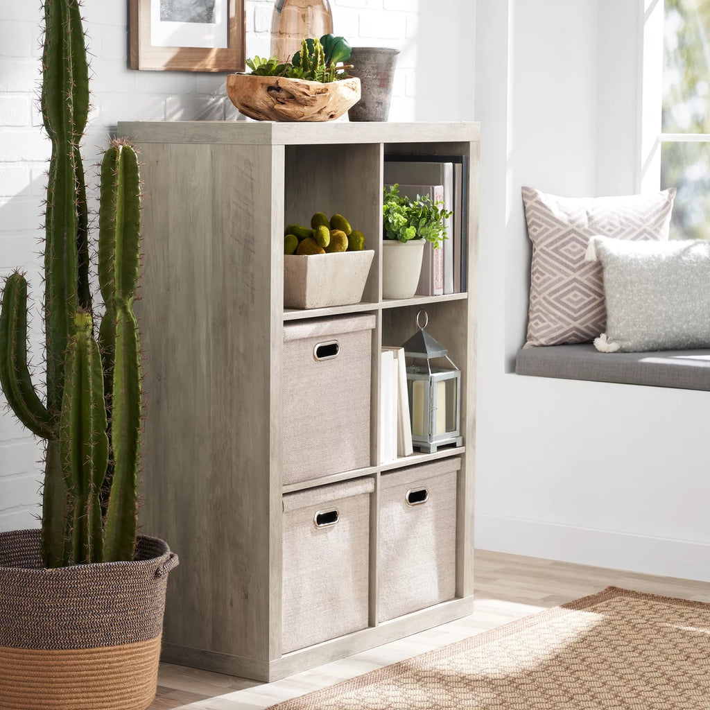 6-Cube Storage Organizer Textured White R897053