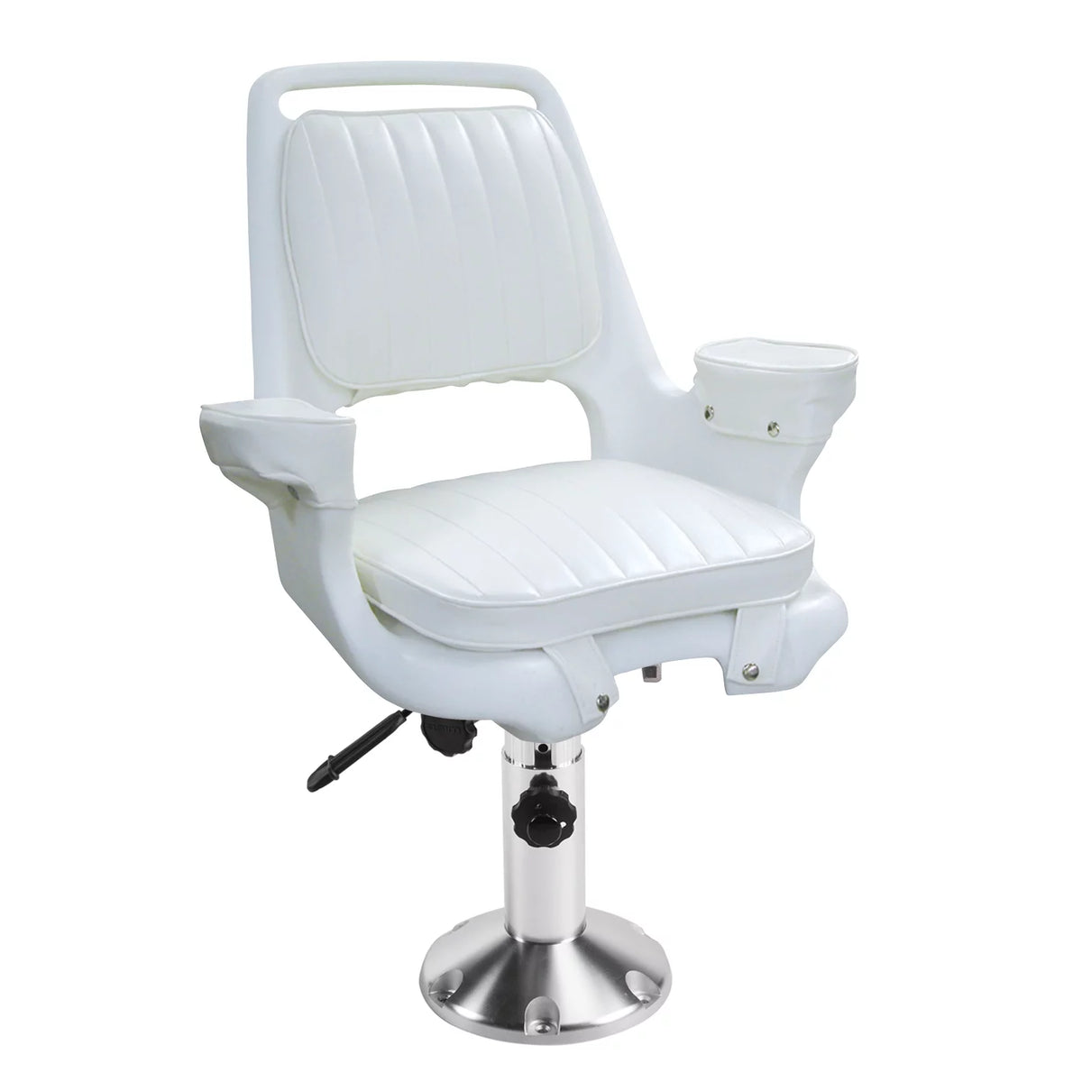 Captain's Chair with Adjustable Pedestal and Seat Slide U6527