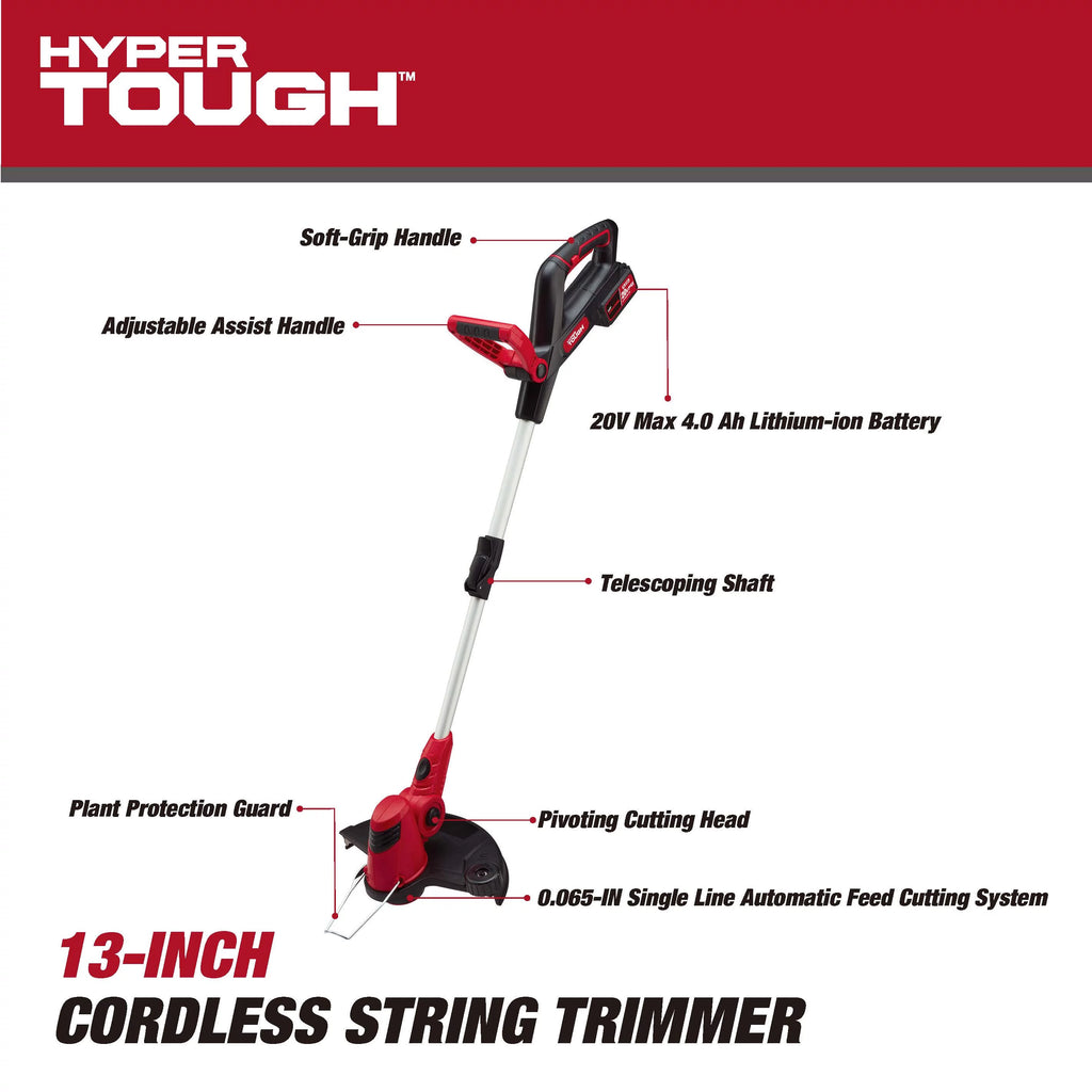 Cordless 13-inch Battery Powered String Trimmer W439