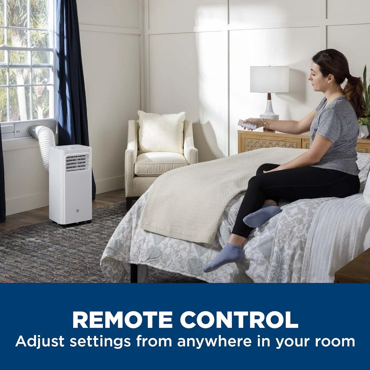 6,100 BTU White Portable Air Conditioner I2253