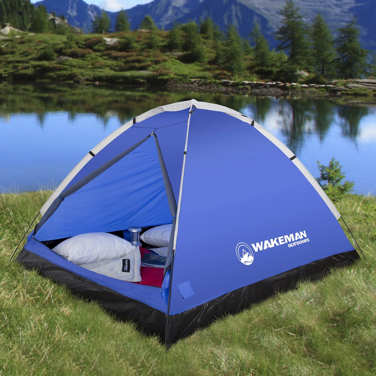 2-Person Water Resistant Dome Tent with Carry Bag X744470
