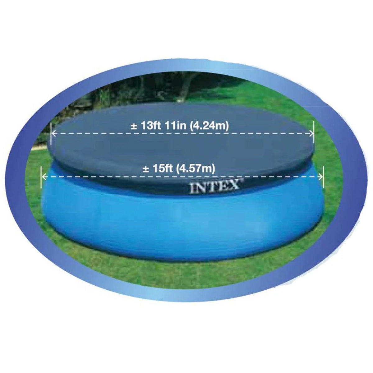 15' x 33 Above Ground Swimming Pool with Filter Pump N3614