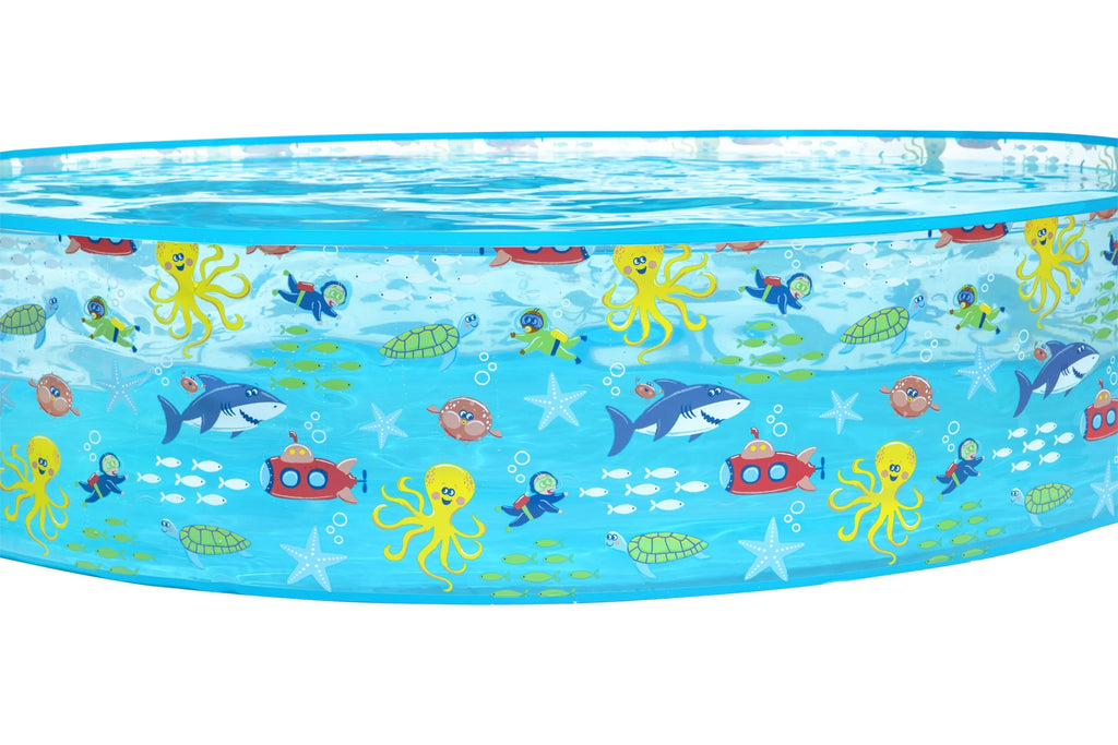 Round Multi-Color Above-Ground Kiddie Pool M38125