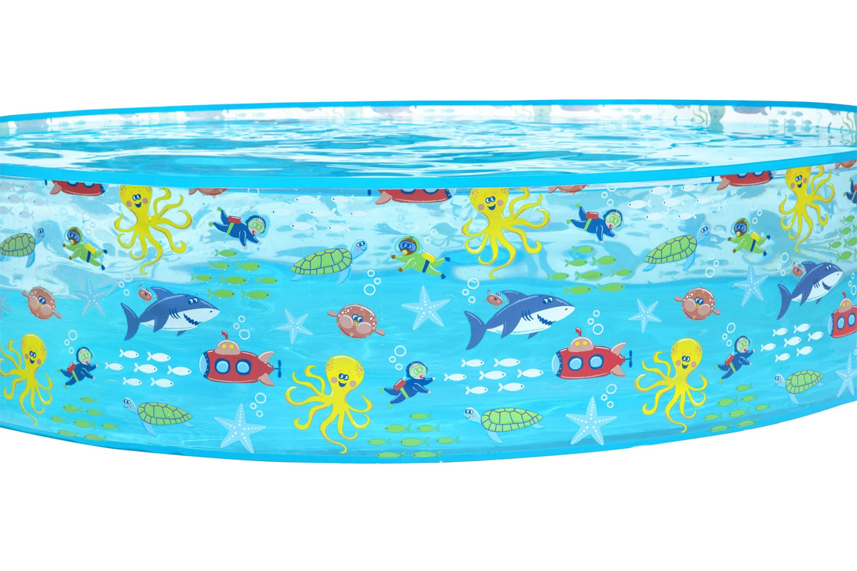 Round Multi-Color Above-Ground Kiddie Pool M38125